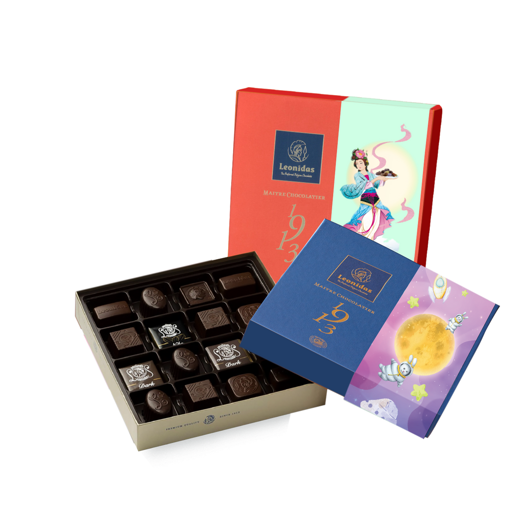 3 Boxes of Prosperity de Festive Blessings 16 Pieces Gift Box (3盒 玉兔登月 / 嫦娥奔月禮盒 16 粒裝)