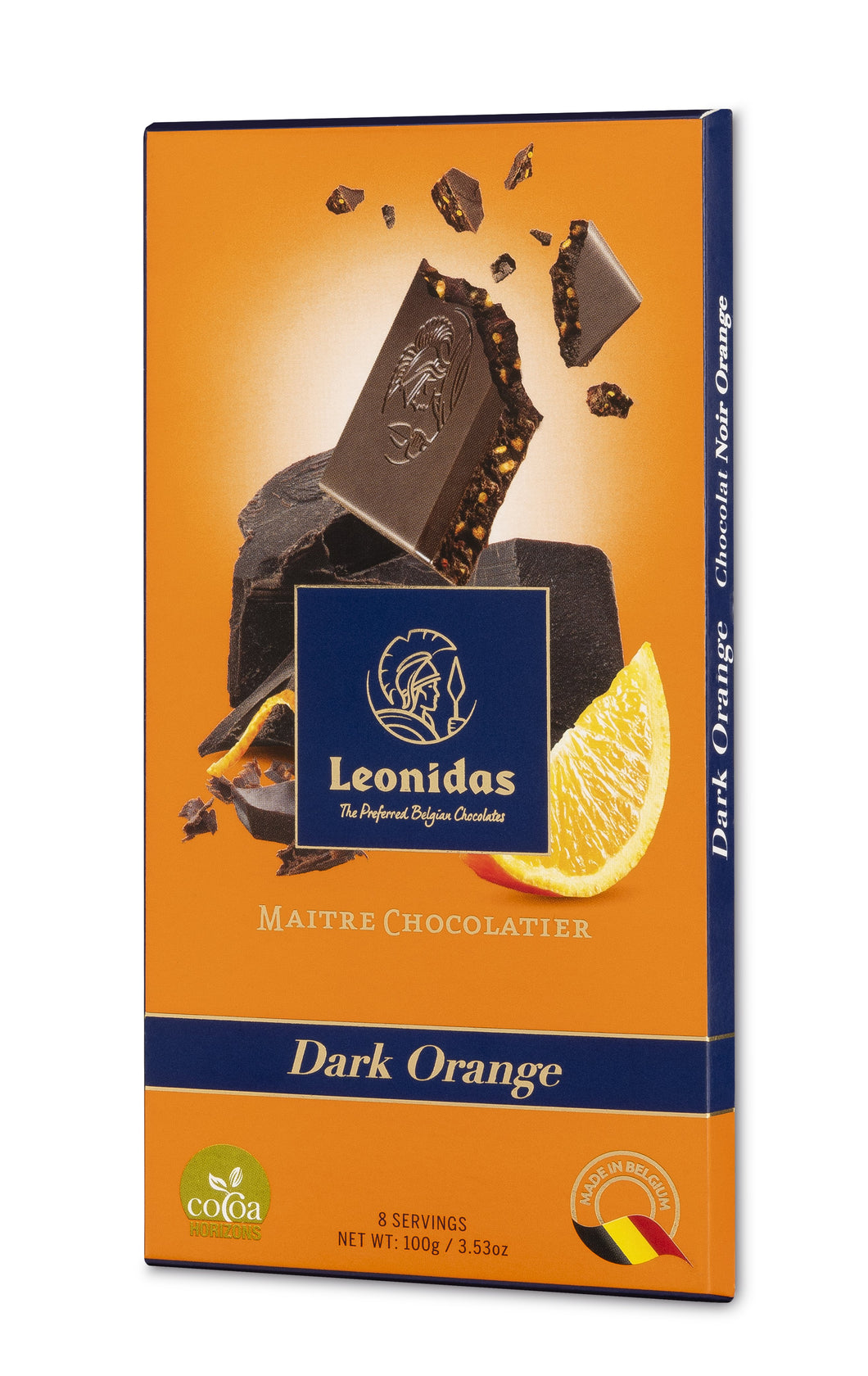 Orange Dark Chocolate Bar 100g